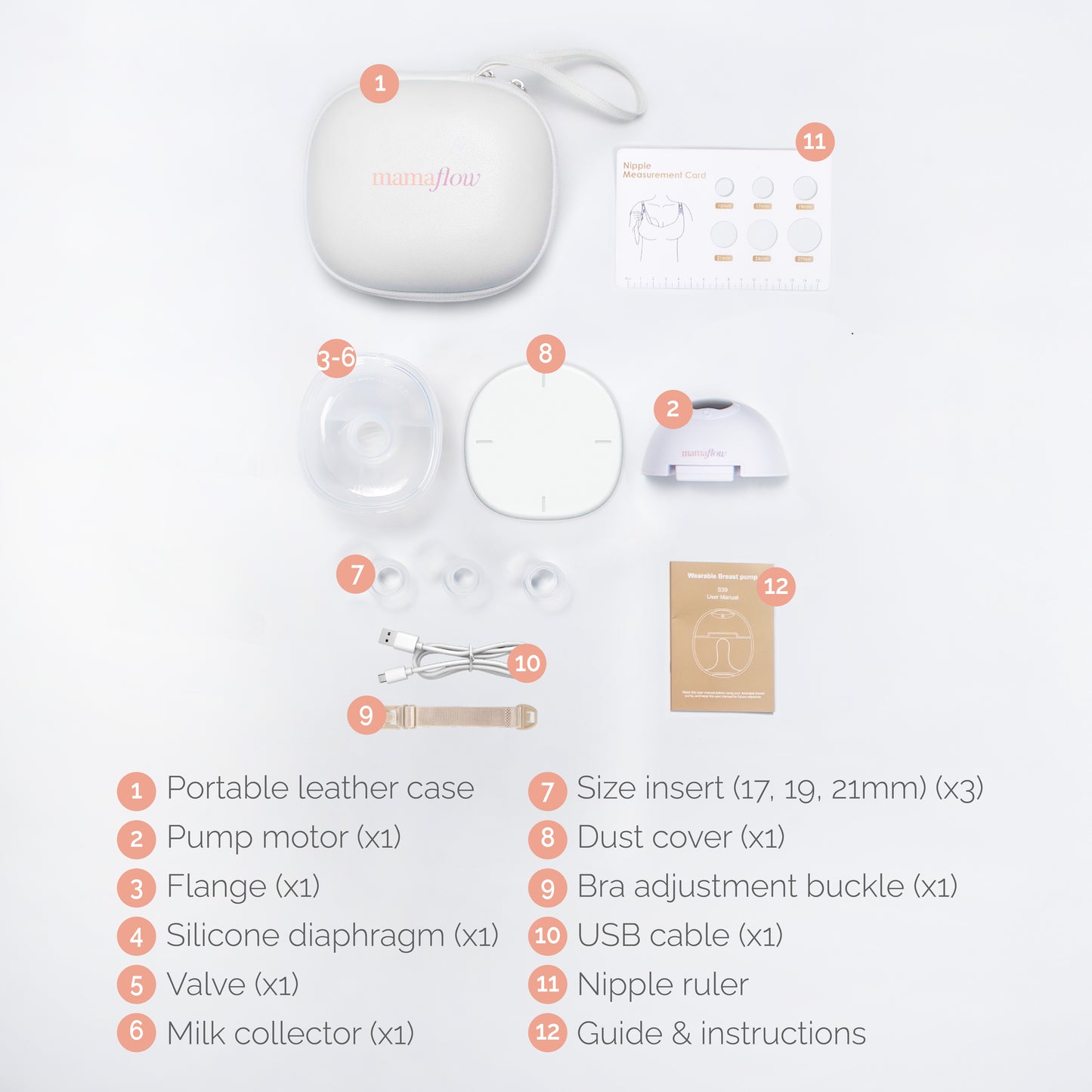 Single Wearable Breast Pump with Case