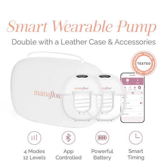 Double Smart Wearable Breast Pump With Case